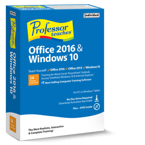 Professor Teaches office 2016 -2013 and windows 10(word exel PP ect)