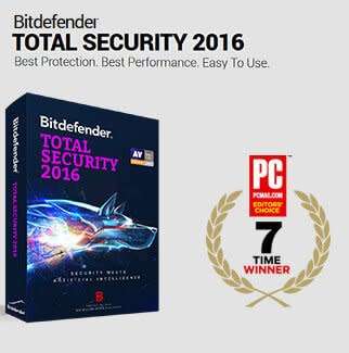 BitDefender Total Security 2016 (original items)
