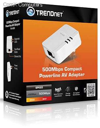 Trendnet 500mbs powerline av adapter