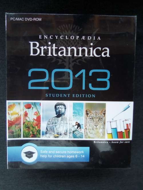 Britannica 2013 student Library (very good)
