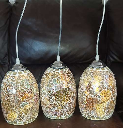 Beautiful Mosaic Pendant Chandelier