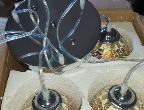 Beautiful Mosaic Pendant Chandelier