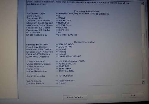 Dell Precision M4600 i5 Workstation