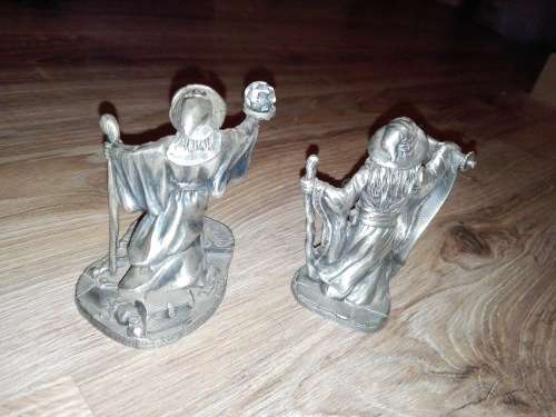 2X Contactable WAPW UK Pewter Wizards Figures