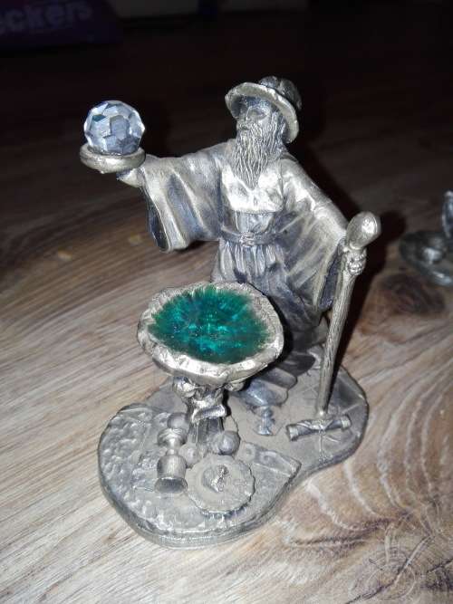 2X Contactable WAPW UK Pewter Wizards Figures