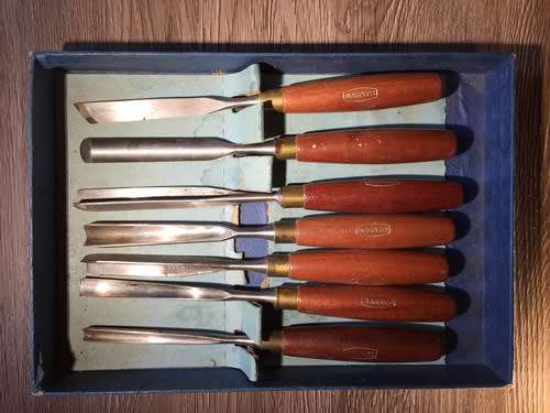 Boxed MARPLES Wood Carving Tool Set