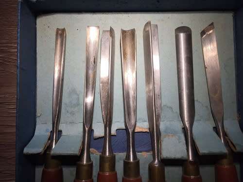 Boxed MARPLES Wood Carving Tool Set