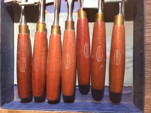 Boxed MARPLES Wood Carving Tool Set