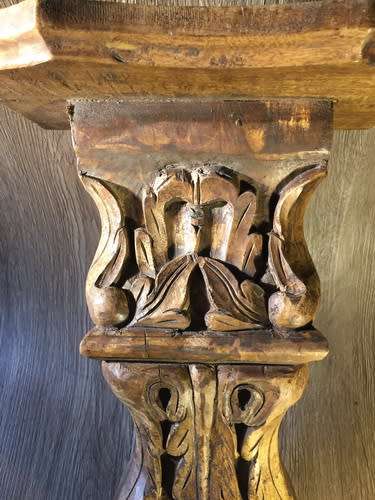 Lovely Carved Wooden Shelf +/- 38cm x 27cm