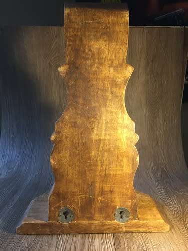 Lovely Carved Wooden Shelf +/- 38cm x 27cm
