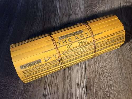 RARE "The Art of War" by Sun Tzu on Bamboo Scroll