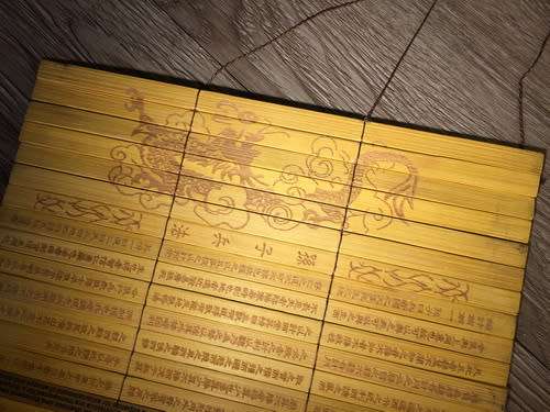 RARE "The Art of War" by Sun Tzu on Bamboo Scroll