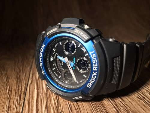 Casio G-Shock AW-591-2ADR - Black+ Blue - Excellent Condition
