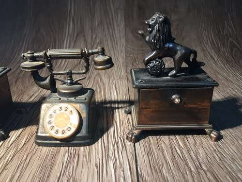 Vintage Metal Pencil Sharpeners x3