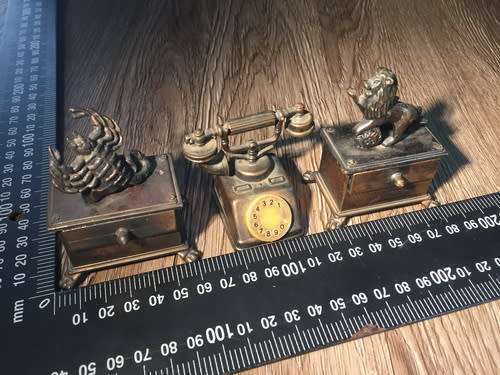 Vintage Metal Pencil Sharpeners x3