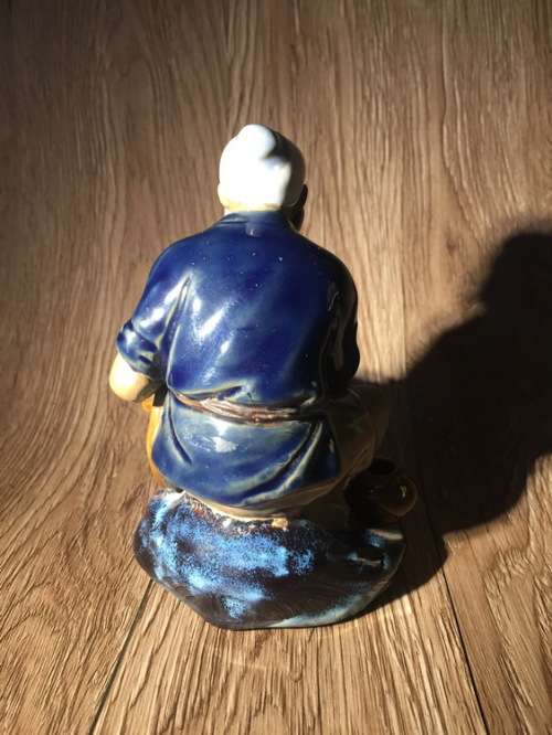 Highly Detailed Chinese Mudman Fisherman Figure