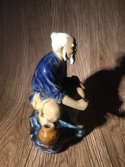 Highly Detailed Chinese Mudman Fisherman Figure