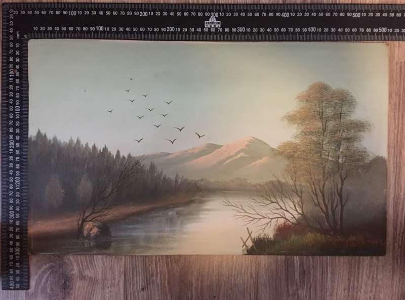 II Original Oil Painting On Board by C. Soekoe,1965, 51cm x 31cm