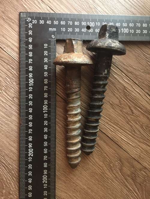 South African Railway Sleeper Bolts (Pair)