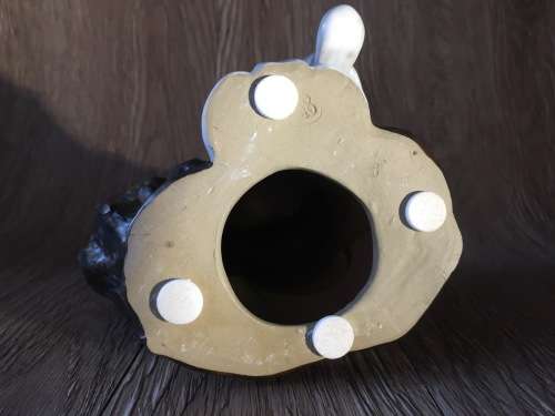 Highly Detailed Chinese Mudman Figure Drinking Tea