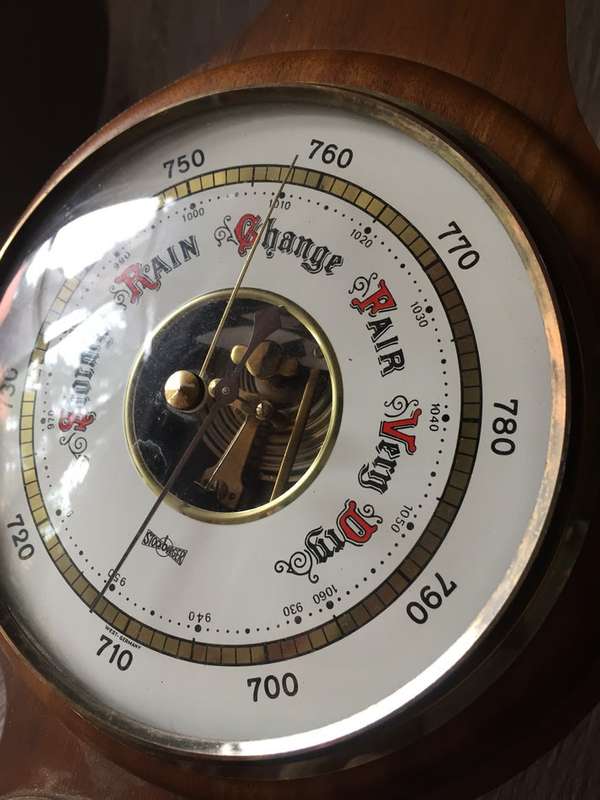 Large Vintage Barometer, Thermo & Hydrometer (for spares or repair)