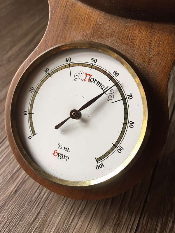 Large Vintage Barometer, Thermo & Hydrometer (for spares or repair)