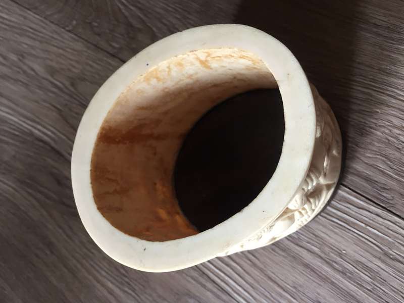 Hand Carved African Tusk/Bone Bowl