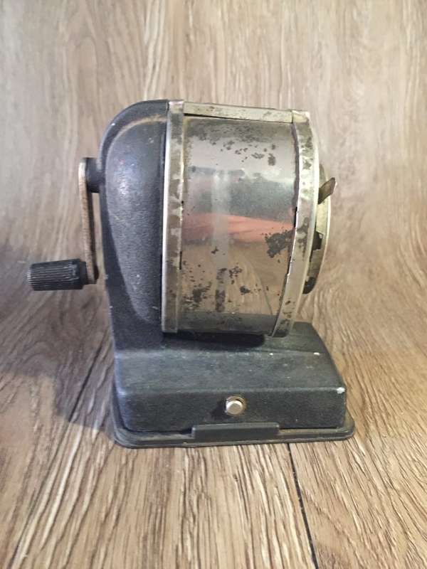 Vintage Boston Pencil Sharpener, Working