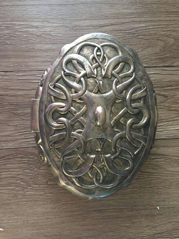 Lovely Art Nouveau Metal Jewelry Box