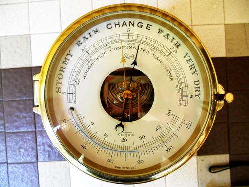 Brass Schatz Barometer (23cm x 14.5cm)
