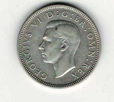 1937 Silver Shilling