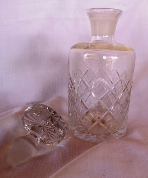 Beautiful Cut Glass Decanter