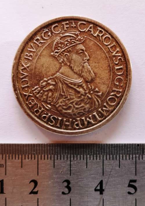 Large Belgium 5 Ecu 1987 Silver coin