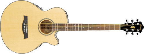 Great Acoustic Guitar! Ibanez Acoustic Electric Guitar AEG8E-NT. Brand New!