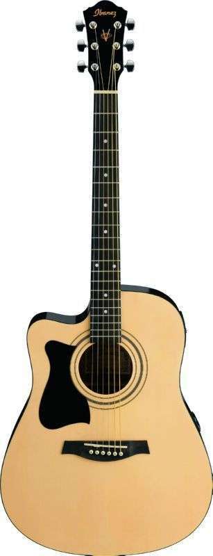 LEFT HAND: Ibanez Acoustic Electric Guitar - with Preamp and Tuner. V72LECE - Brand New!