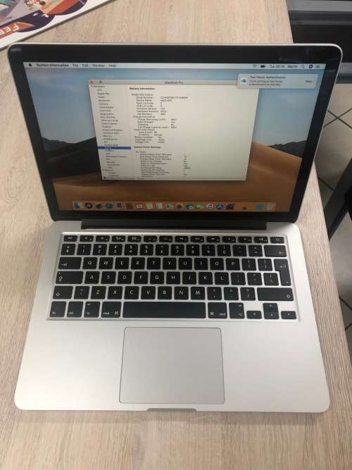 Macbook Pro 13.3 inch 256GB HDD 2.6GHZ Core I5 8GB DDR3 Ram ONLY 96 Cycles