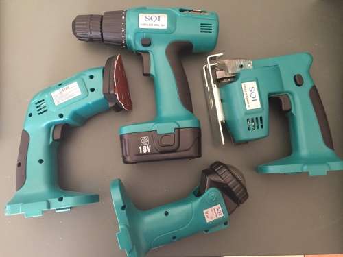 18 Volts 4 Pcs Cordless Power Tool Set