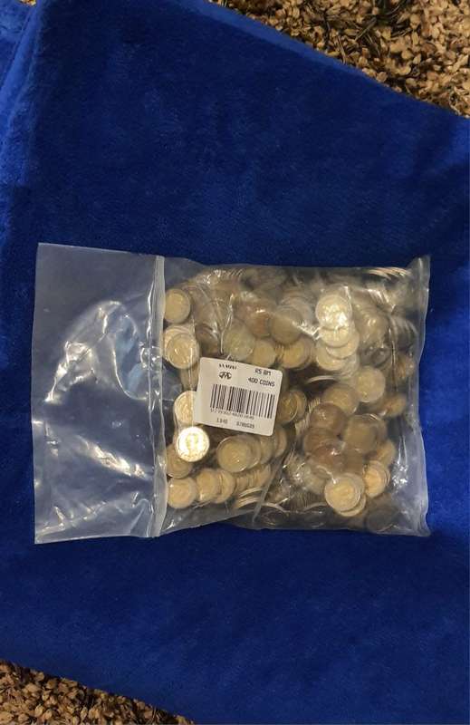 Very rare Sealed Bag 400 Mandela R5 coins 2008 (90th Birthday) New Uncirculated Bi-Metal