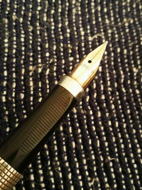 Silver Parker Fountain Pen