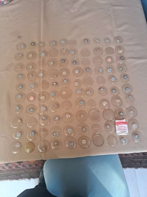 100 Pocket Watch Glasses