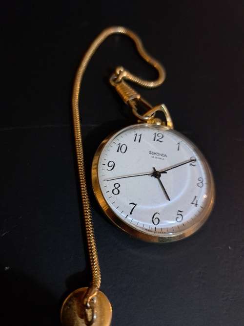 Broken Sekonda Pocket Watch
