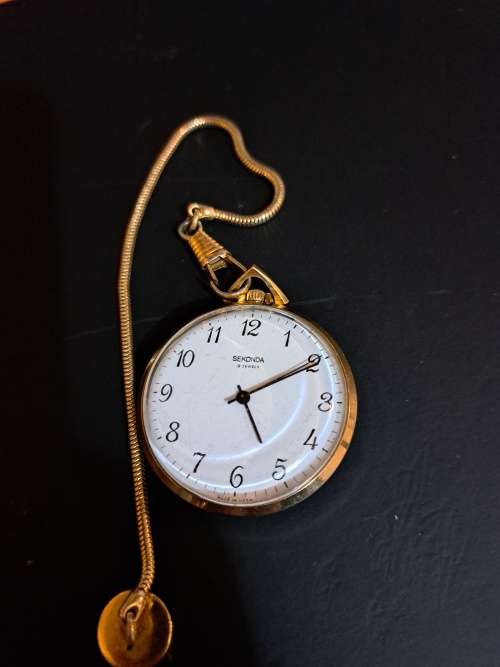 Broken Sekonda Pocket Watch