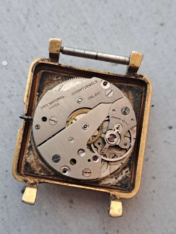Broken Oris Tank Watch (R1 Auction)