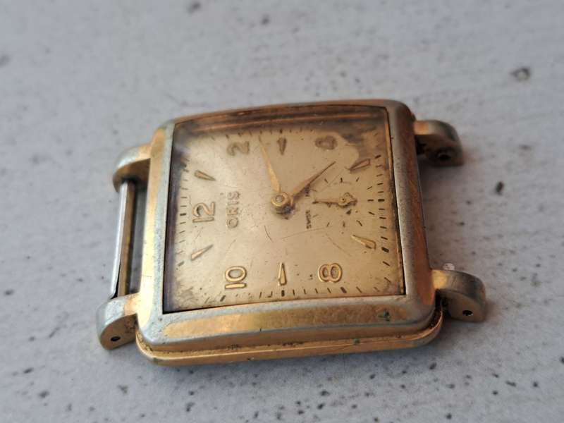 Broken Oris Tank Watch (R1 Auction)