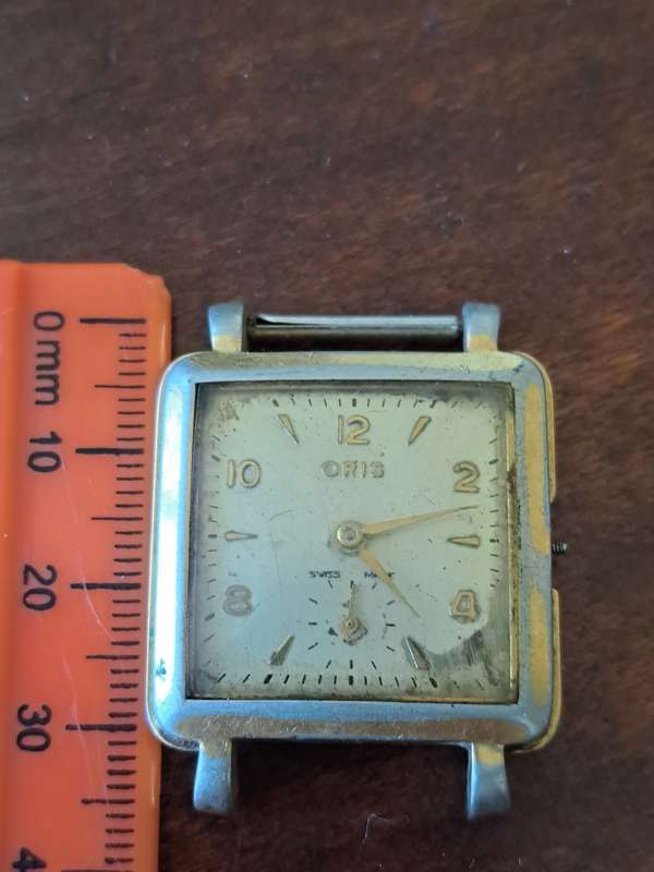 Broken Oris Tank Watch (R1 Auction)