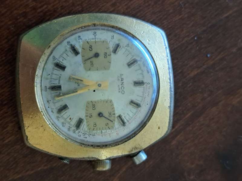 Broken Lanco Chronograph(Not working)