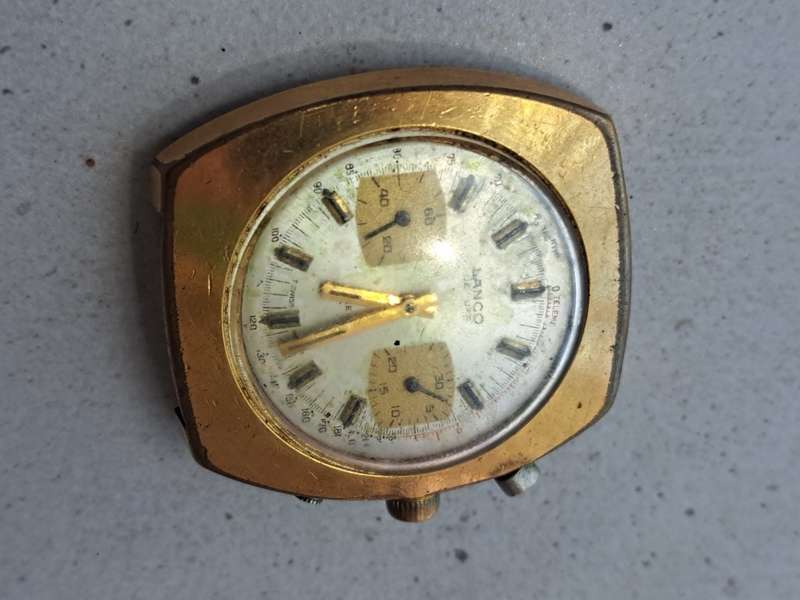 Broken Lanco Chronograph(Not working)