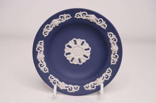 JASPER WEDGWOOD colbalt blue-HARRODS special production small plate