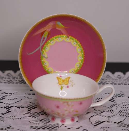MAXWELL and WILLIAMS--CASHMERE cup and saucer--ENCHANTE`(2 sets)