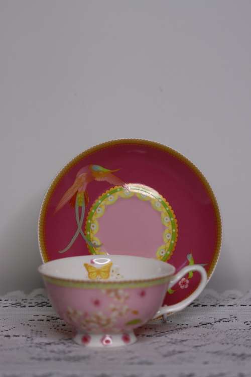 MAXWELL and WILLIAMS--CASHMERE cup and saucer--ENCHANTE`(2 sets)